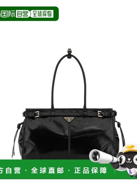 PRADA 女士手提包 1BA433VMOO2CYRF0002 AW2025黑色单肩包斜挎包
