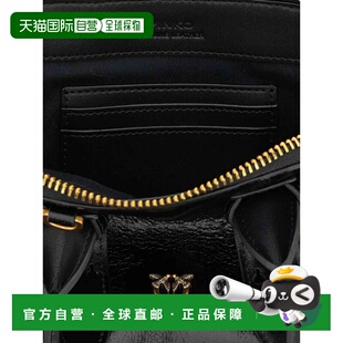 AW2025 105333A2VWZ99Q 黑色 Bowling Zip PINKO Bag 女士手提包