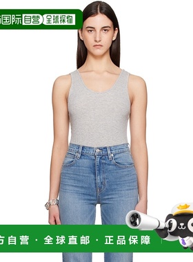 1h可退 潮奢 ANINE BING 女士 灰色 Ginny 连体衣 A0810672吊带