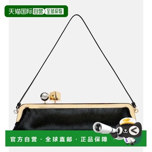 1h可退 潮奢 Jacquemus 女士 Salon 小牛毛肩包 black黑色 舒适时