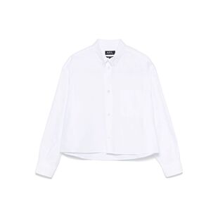 AW2025 COECKF12632AAB 女士衬衫 shi Sophia Cotton 白色 A.P.C.