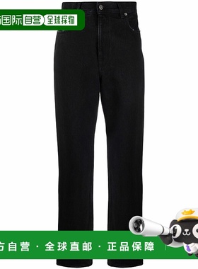 1h可退 潮奢 GOLDEN GOOSE 女士 黑色 Wide-Leg 牛仔裤 GWP00844P