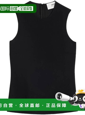 Ami Paris 女士衬衫 FTK201AC0009001 SS2024 黑色