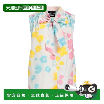 1h可退 潮奢 moschino 女士 Blouses 花朵衬衫 beige米色 舒适时