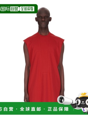 RICK OWENS 男士T恤 RU01D3178BA03 SS2024 红色