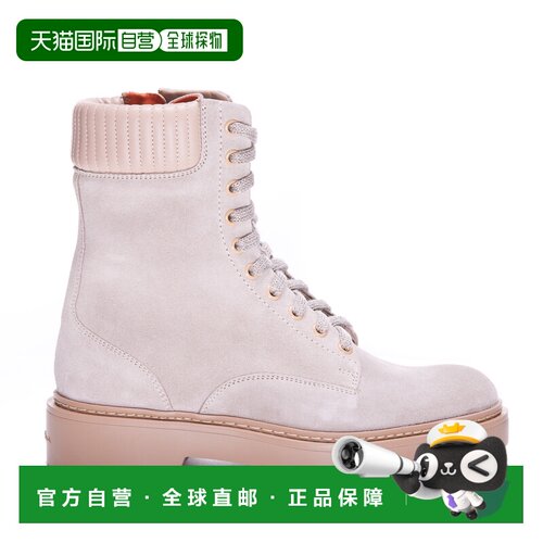 SANTONI 女士靴子 WTHW59569GUSBPYLP40 AW2022 浅棕色女靴