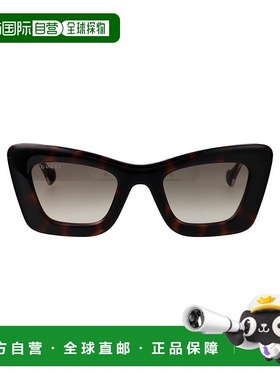 GUCCI 女士眼镜 GG1552S002 CO 黑色 太阳镜 GUCCI古驰Sunglasses