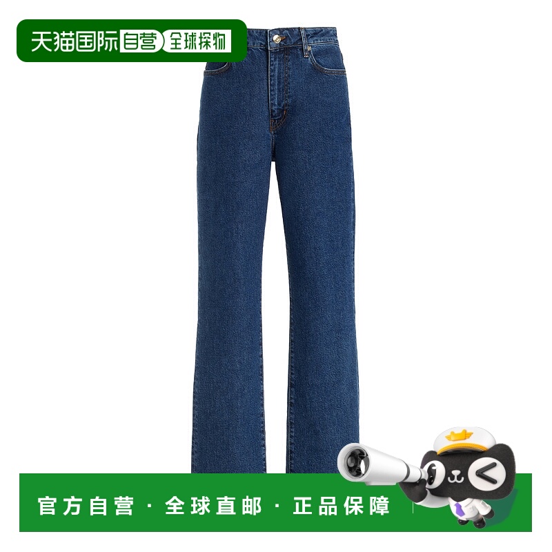 1h可退 潮奢 Frame Denim 女士 Ruler 高腰直筒牛仔裤
