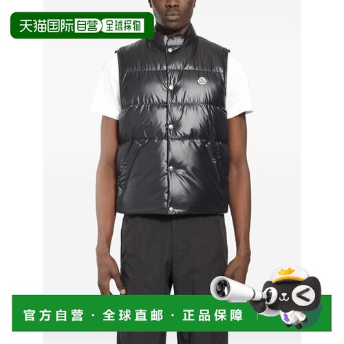 MONCLER 男士马甲 1A00143597YX778 SS2026 黑色 Down-filled ves