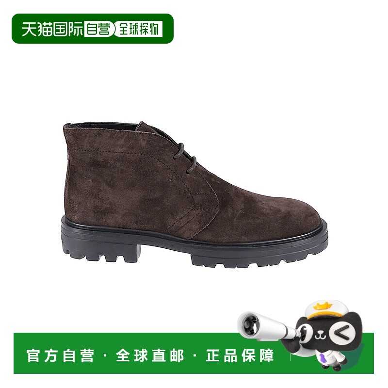 1h可退 HOGAN 男士靴子 HXM6730FN40BYE AW2025 棕色 Hogan Boots