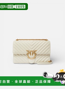 PINKO 女士单肩包 261100941A0GKZ14Q SS2026 白色 PINKO LOVE ON