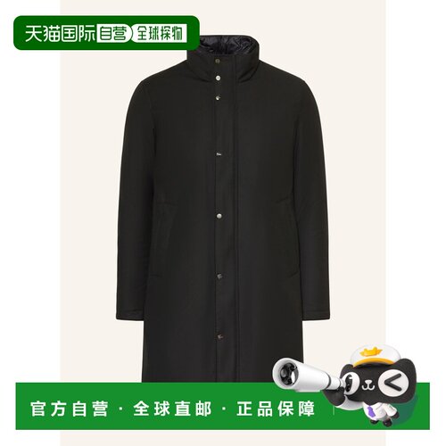 HERNO 男士大衣 100162537113000 CO 黑色 Down coat with remova