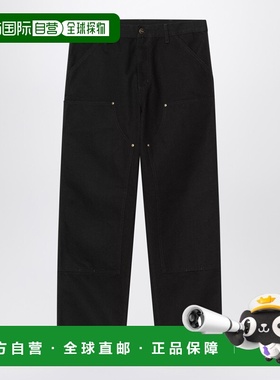 1h可退 潮奢 CARHARTT WIP 男士 黑色漂洗双及膝裤子 I031501CO89