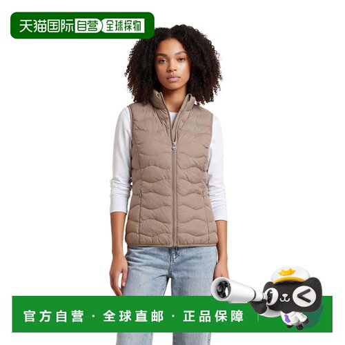 EA7 女士外套 8NTQ08TNF8ZU6167 SS2026 浅棕色 BOMBER JACKET 8N