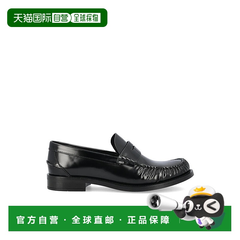 1h可退 PRADA 女士芭蕾乐福鞋 1D199OP39F0002AI25 AW2025 黑色