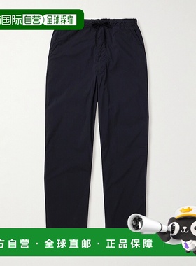 1h可退 潮奢 ORSLOW 男士 New Yorker 直筒棉混纺抽绳裤子 011021