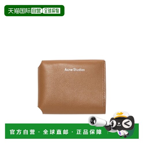 ACNE STUDIOS 女士钱包 CG032359C AW2026 棕色 折叠钱包
