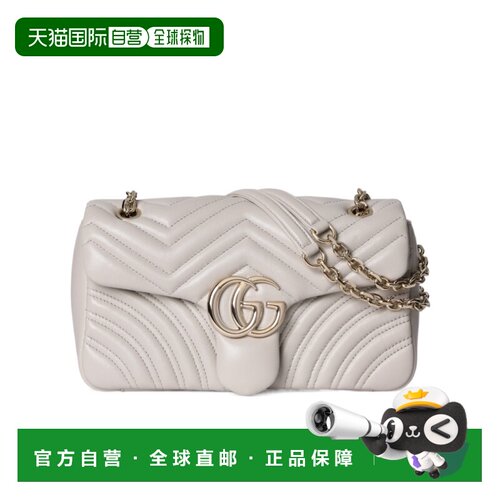 GUCCI 女士斜挎包 837267AAE381712 SS2026 花色 GG Marmont 中号