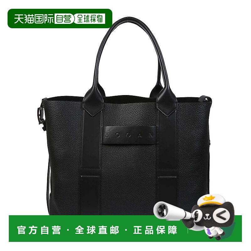 1h可退 HOGAN 女士手提包 KBW01OA0300UH9 AW2025 黑色 Hogan Tot