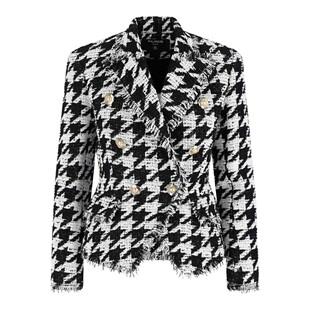 1h可退 香港直邮BALMAIN 女士外套 FF1SI504CG17GAB AW2025 白色