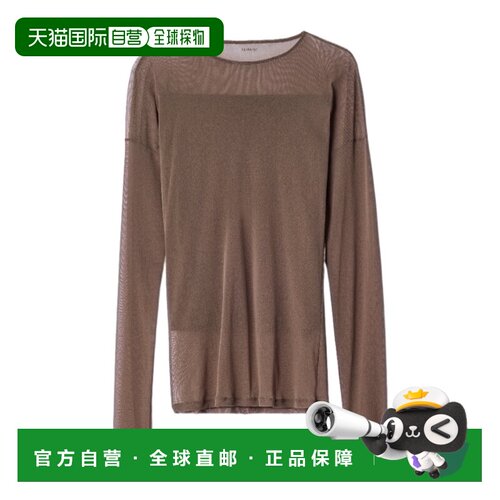 LEMAIRE 女士T恤 TS0062LJ1070BR423 AW2026 棕色