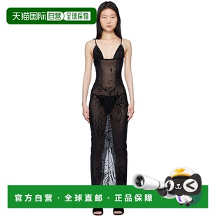 Hun SS2 Poster 连衣裙 Print Zebra 黑色 女士 Girl 潮奢 1h可退