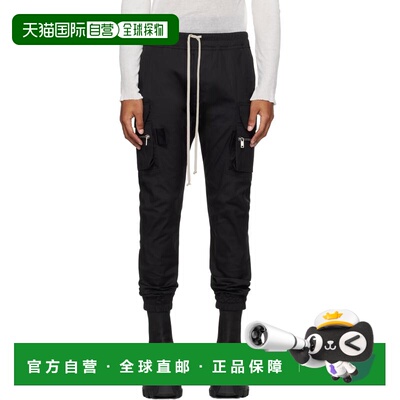 rick owens 瑞克 欧文斯 男士 黑色 Concordians Mastodon 工装裤