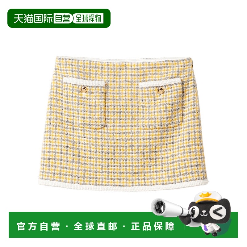 1h可退 miu miu 女士 半身裙羊毛