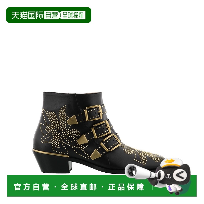 1h可退 CHLOÉ 女士靴子 C16A134750ZY CO 黑色