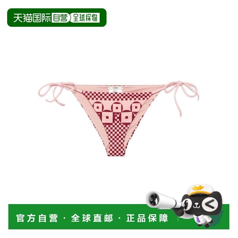 1h可退 FENDI 女士泳装 FXBA52AT8TF1MVQ AW2025 粉红色泳裤