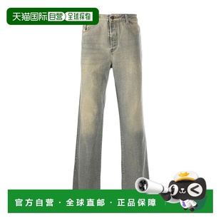 A0358809D8702 牛仔裤 AW2023 灰色 DIESEL 腰带环牛仔长裤 男士