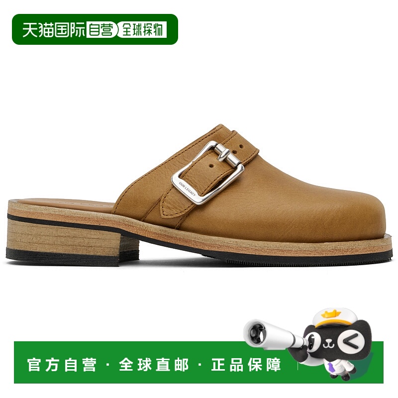1h可退 潮奢 Our Legacy 女士 黄褐色 Camion 穆勒鞋 A2257CMB
