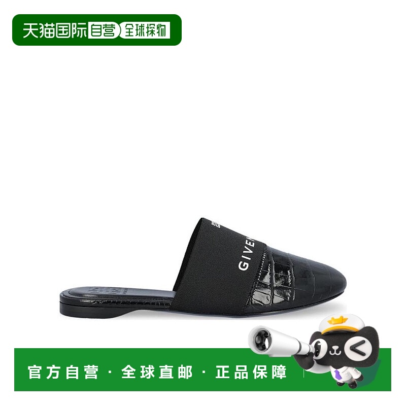 1h可退 GIVENCHY 女士凉鞋 BE2017E1B8001 AW2023 黑色 SLIPPERS