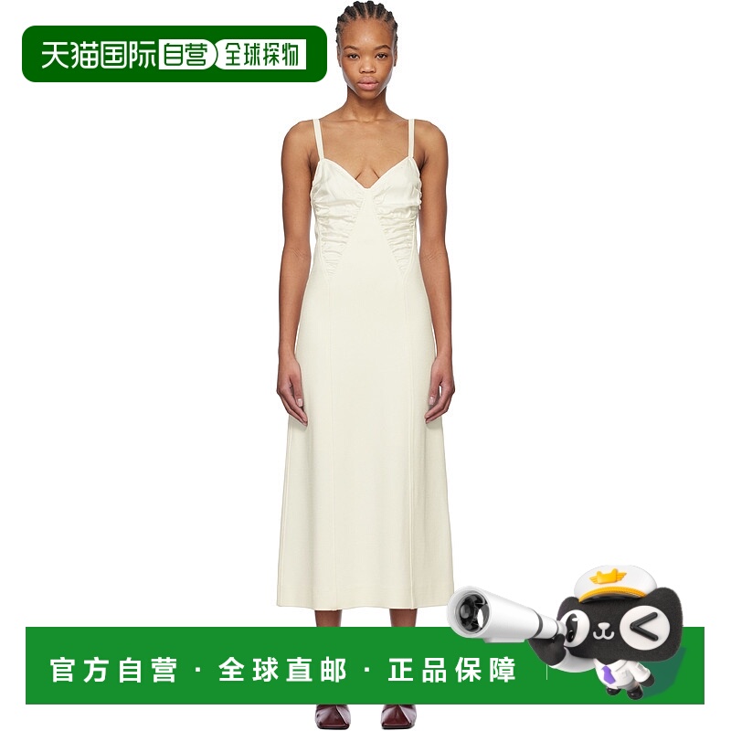 1h可退 潮奢 Jil Sander 吉尔 桑达 女士 灰白色无袖连衣裙 J01CT