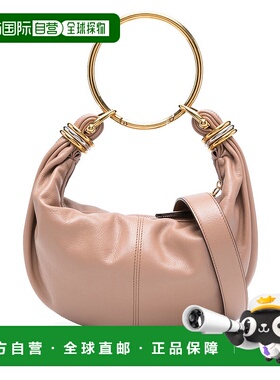 CHLOÉ 女士单肩包 CHC24AS611N72527 SS2025 卡其色手提包