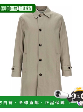 BURBERRY 男士外套 8104735 SS2025 灰色 Medium Car Coat