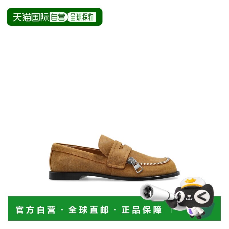 J.W. ANDERSON 女士芭蕾乐福鞋一脚蹬皮鞋 MC0001LA0319405RUST - 实物图