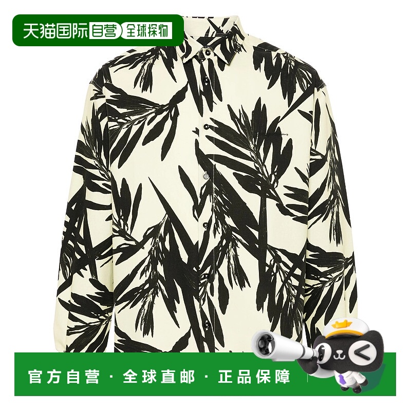 1h可退 JACQUEMUS 男士衬衫 246SH00115852BF AW2024 黑色