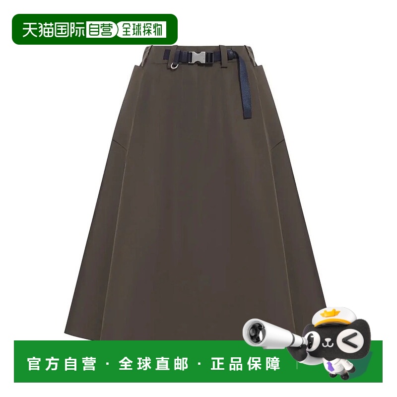 1h可退 PRADA 女士半身裙 21H025SOOO18UU0334 SS2026 绿色