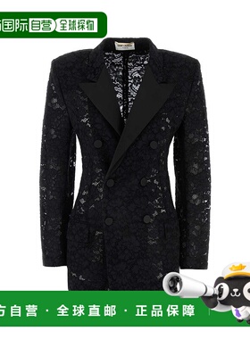 SAINT LAURENT 女士西服 802140Y9I521000 CO黑色 西装外套