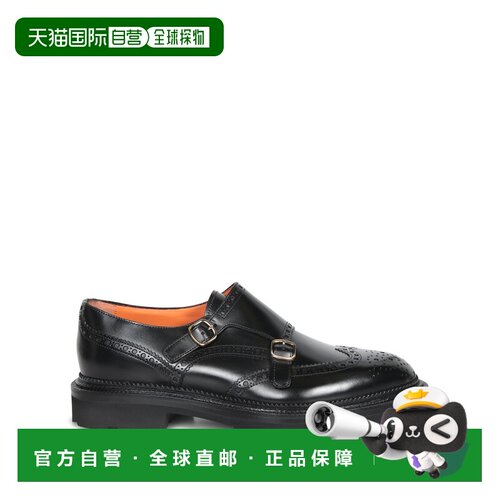 SANTONI 男士商务正装鞋 19160NTGN01 AW2026 黑色【付后1h可退】