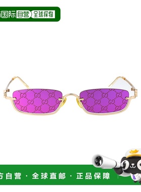 1h可退 GUCCI 男士太阳镜 GG1278S005 AW2024 紫色 GG1278S眼镜