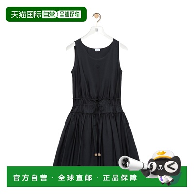 LOEWE 女士连衣裙 S616Y09XCF1100 CO 黑色 无袖连衣裙