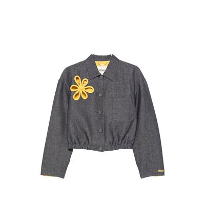 FENDI 女士夹克 FJ7713AW9XF1W0W SS2026 蓝色