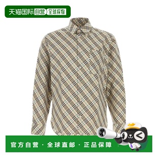 8101177C1849 SS2025 SIP 男士 2.2 衬衫 SP25 BURBERRY 卡其色