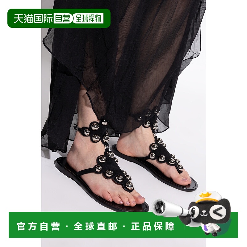 1h可退 ISABEL MARANT 女士凉鞋 SD0218FAC1A33SBLACKSILVER