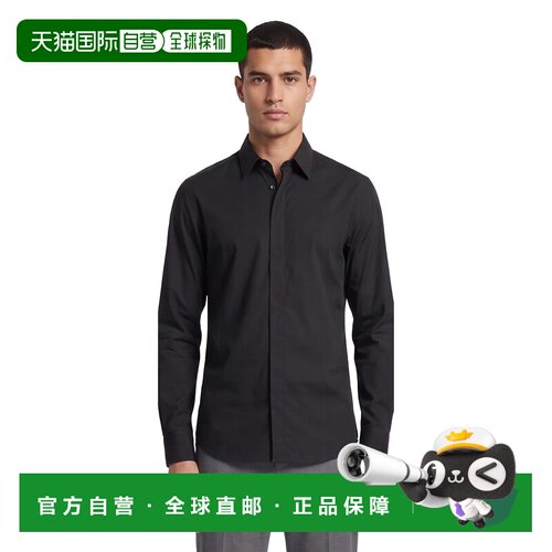 LOEWE 男士衬衫 H526Y05XBC1100 AW2026 黑色 Sli【付后1h可退】