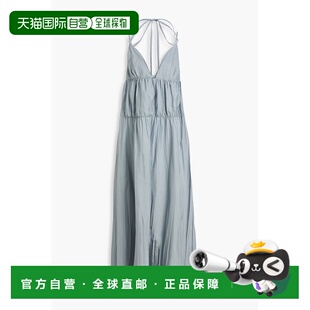 潮奢 JOSEPH 约瑟夫 女士 Darnley 褶皱真丝电力纺长款连衣裙 JF0