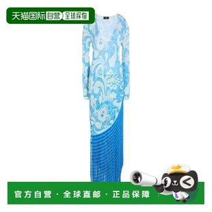 1h可退 潮奢 Etro 艾特罗 女士 长款连衣裙 blue蓝色 舒适时尚