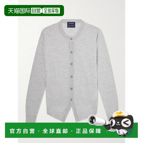 John Smedley 男士 + Bill Nighy 美利奴羊毛针织开衫 BN004N